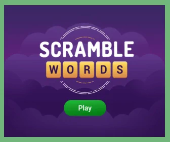 Easy Word Scramble For Scrabble Games